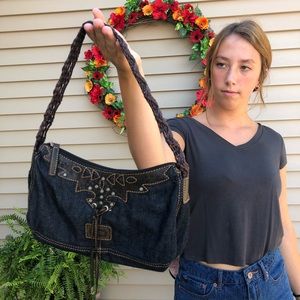 Small Guess Purse with Cheetah Lining